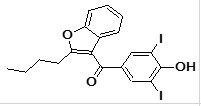 Amiodarone Impurity D; (2-butylbenzofuran-3-yl)(4-hydroxy-3,5-diiodophenyl)methanone | 1951-26-4 | Amiodarone Impurity