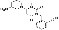 Alogliptin Related Compound 17| 2-((4-((R)-3-aminopiperidin-1-yl)-2,3-dihydro-3-methyl-2,6-dioxopyrimidin-1(6H)-yl)methyl)benzonitrile | Alogliptin