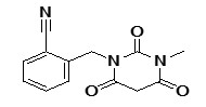 2-((3-Methyl-2,4,6-trioxotetrahydropyrimidine-1(2H)-yl)methyl)benzonitrile | Alogliptin