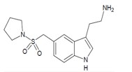 Almotriptan Related Compound B ; 2-{5-[(pyrrolidin-1-yl-sulfonyl)-methyl]-1H-indol-3-yl}-ethanamine | 181178-24-5