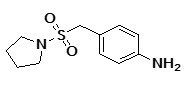 Almotriptan aniline precursor;  1-(4-Aminobenzylsulfonyl)pyrrolidine | 334981-10-1