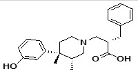 Alvimopan Metabolite| (S)-2-benzyl-3-((3R,4R)-4-(3-hydroxyphenyl)-3,4-dimethylpiperidin-1-yl)propanoic acid | Alvimopan
