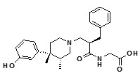 Alvimopan R,R,R Isomer| 2-([(2R)-2-([(3R,4R)-4-(3-hydroxyphenyl)-3,4-dimethylpiperidin-1-yl]methyl) -3-phenylpropanoyl]amino)acetic acid | Alvimopan