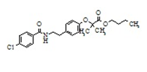 Benzafibrate Impurity E| butyl 2-[4-[2-[(4- chlorobenzoyl)amino]ethyl]phenoxy]-2- methylpropanoate