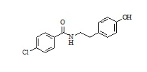 Benzafibrate Impurity A| 4-chloro-N-[2-(4-hydroxyphenyl)ethyl]benzamide (chlorobenzoyltyramine)