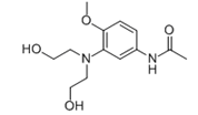 3-(N,N-Dihydroxyethyl)amino-4-methoxy acetanilide  | 24530-67-4