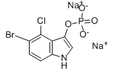 5-Bromo-4-chloro-3-indolylphosphate disodium salt  |  102185-33-1