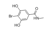4-Bromo-3,5-dihydroxy benzoic acid methylamide  | 56375-85-0