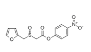 p-Nitrophenyl 2-(furfurylsulfinyl)acetic acid  |  123855-55-0