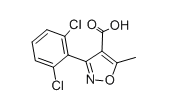 3-(2,6-Dichlorophenyl)-5-methylisoxazole-4-carboxylic acid  |  3919-76-4