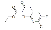 Ethyl 3-[2,6-dichloro-5-fluoro-(3-pyridiyl)]-3-oxopropanoate  |  96568-04-6