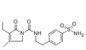 4-[2-[(3-Ethyl-4-methyl-2-oxo-3-pyrrolin-1-yl)carboxamido]ethyl]benzenesulfonamide  | 119018-29-0