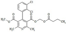 Clevidipine Butyrate Impurity D;  3-((butyryloxy)methyl) 5-methyl 4-(3,4-dichlorophenyl)-2,6-dimethyl-1,4-dihydropyridine-3,5-dicarboxylate | 188649-48-1