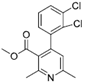 Clevidipine Butyrate related compound 7 ;  methyl 4-(2,3-dichlorophenyl)-2,6-dimethylnicotinate | 105383-68-4