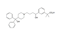 Fexofenadine EP Impurity B; Fexofenadine USP RC B; Meta-Fexofenadine ;  2-[3-[(1RS)-1-Hydroxy-4-[4-(hydroxydiphenylmethyl)piperidin-1-yl]butyl]phenyl]-2-methylpropanoic acid  | 479035-75-1