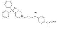 Fexofenadine EP Impurity F; 2-[4-[1-Hydroxy-4-[4-(hydroxydiphenylmethyl)piperidin-1-yl]butyl]phenyl]propanoic acid