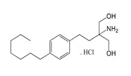 Fingolimod Heptyl Impurity| 2-Amino-2-[2-(4-heptylphenyl)ethyl]propane-1,3-diol HCl  | 162361-44-6 | Fingolimode Impurity