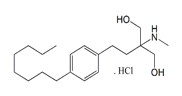 Fingolimod Methylamino Impurity|2-Methylamino-2-[2-(4-octylphenyl)ethyl]propane-1,3-diol HCl  | Fingolimode Impurity