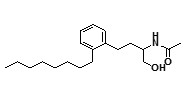 N-(1-Hydroxy-4-(-octylphynyl)butan-2-yl)acetamide | Fingolimode Impurity