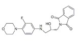 Linezolid Desacetamide Descarbonyl Phthalimide (S)-Isomer ; 2-[(2S)-3-[[3-Fluoro-4-(4-morpholinyl)phenyl]amino]-2-hydroxypropyl]-1H-isoindole-1,3(2H)-dione | Linezolid Impurity