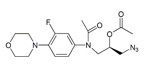 Linezolid N,O-Diacetyl Azido Impurity ; (S)-1-Azido-3-(N-(3-fluoro-4-morpholinophenyl)acetamido)propan-2-yl acetate | Linezolid Impurity