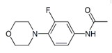 Linezolid N-Acetylamino Impurity ;  3-Fluoro-4-(morpholin-4-yl)phenyl-N-acetylamine | Linezolid Impurity