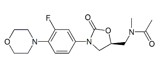Linezolid N-Methyl Impurity ;  N-[[(5S)-3-[3-fluoro-4-(4-morpholinyl)phenyl]-2-oxo-5-oxazolidinyl] methyl] N-methyl-acetamide | Linezolid Impurity