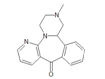 Mirtazapine EP Impurity F ; Mirtazapine USP Related Compound D ; Mirtazapine 10-Keto Impurity ; 2-Methyl-1,2,3,4-tetrahydrobenzo[c]pyrazino[1,2-a]pyrido[3,2-f]azepin-10(14bH)-one | 191546-97-1