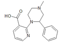 Mirtazapine Carboxylic Acid ; 1-(3-Carboxy-2-pyridyl)-4-methyl-2-phenylpiperazine | 61338-13-4