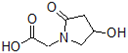 Oxiracetam Impurity B;  4-Hydroxy-2-oxo-1-pyrrolidineaceticacid | 77191-37-8
