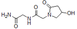 N-(2-amino-2-oxoethyl)-2-(4-hydroxy-2-oxopyrrolidin-1-yl)acetamide | 120428-80-0
