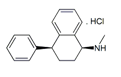Sertraline EP Impurity B; 3,4-Dideschloro Sertraline HCl (USP) ; cis-3,4-Dideschloro Sertraline HCl ; Sertraline Phenyl Impurity ;  cis-4-Phenyl-1,2,3,4-tetrahydro-N-methyl -1-naphthalen amine hydrochloride | 52758-05-1