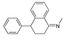 Sertraline Dideschloro Tetralone Methanamine Racemate ; N-(4-Phenyl-3,4-dihydronaphthalen-1(2H)-ylidene)methanamine |