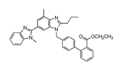 Telmisartan Ethyl Ester| 2-(4-{[4-Methyl-6-(1-methyl-1H-1,3-benzodiazol-2-yl)-2-propyl-1H-1,3-benzodiazol-1-yl] methyl}phenyl)benzoic acid ethyl ester