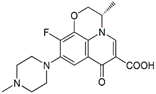 Levofloxacin 9-Piperazinyl Isomer ; (-)-(S)-10-Fluoro-2,3-dihydro-3-methyl-9-(4-methyl-1-piperazinyl)-7-oxo-7H-pyrido[1,2,3-de]-1,4-benzoxazine-6-carboxylic acid | 178912-62-4