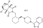Lurasidone Enantiomer ; (3aR,4S,7R,7aS)-2-{(1S,2S)-2-[4-(1,2-Benzisothiazol-3-yl)piperazin-1-yl methyl] cyclohexylmethyl}hexahydro-4,7-methano-2H-isoindole-1,3-dione hydrochloride | 1448443-35-3