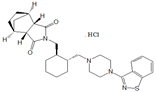 Lurasidone HCl ; (3aR,4S,7R,7aS)-2-{(1R,2R)-2-[4-(1,2-Benzisothiazol-3-yl)piperazin-1-yl methyl] cyclohexylmethyl}hexahydro-4,7-methano-2H-isoindole-1,3-dione hydrochloride  | 367514-88-3