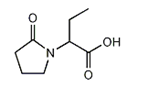 Levetiracetam Impurity A ; (2RS)-2-(2-Oxopyrrolidin-1-yl)butanoic acid ;