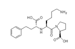 Lisinopril Impurity E ; Lisinopril (R,S,S)-Isomer ; (2S)-1-[(2S)-6-Amino-2-[[(1R)-1-carboxy-3-phenylpropyl]amino]hexanoyl] pyrrole-2-carboxylic acid ; N2-[(1R)-1-Carboxy-3-phenylpropyl)-L-lysyl]-L-proline ;