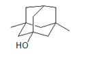 Memantine USP Related Compound B ; 3,5-Dimethyladamantane-1-ol  |  707-37-9