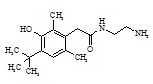 Oxymetazoline Impurity A; N-(2-aminoethyl)-2-[4-(1,1-dimethylethyl)-3-hydroxy-2,6-dimethylphenyl]acetamide