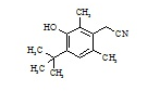 Oxymetazoline Impurity E/2-[4-(1,1-dimethylethyl)-3-hydroxy-2,6-dimethylphenyl]acetonitrile