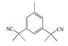 Anastrozole EP Impurity H; Anastrozole USP RC A ; 3,5-Bis(2-cyanoprop-2-yl)toluene |  120511-72-0