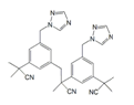 Anastrozole EP Impurity B ; Anastrozole Dimer Impurity ; 2,3-Bis[3-(1-cyano-1-methylethyl)-5-(1H,1,2,4-triazole-1-ylmethyl)phenyl]-2-methylpropionitrile |  1216898-82-6