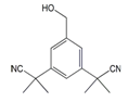 Anastrozole EP Impurity E ; 2,2′-[5-(Hydro xymethyl)benzene-1,3-diyl]bis(2-methylpropanenitrile) | 120511-88-8 