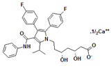 Atorvastatin Impurity C ;  Atorvastatin Related Compound C ;  Fluoro Atorvastatin Calcium ;   Atorvastatin Difluoro Analog ;  (3R,5R)-7-[3-(Phenylcarbamoyl)-4,5-bis(4-fluorophenyl)-2-isopropyl-1H-pyrrol-1-yl]-3,5-dihydroxyheptanoic acid Calcium salt   |   693793-53-2