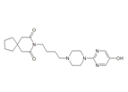 Buspirone 5-Hydroxy Metabolite;  8-[4-[4-(5-Hydroxy-2-pyrimidinyl)-1-piperazinyl]butyl]-8-azaspiro[4.5]decane-7,9-dione  | 105496-33-1