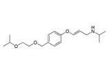Bisoprolol Impurity E ;Anhydro Bisoprolol ; (EZ)-[3-[4-(2-Isopropoxy-ethoxymethyl)phenoxy]allyl] isopropylamine