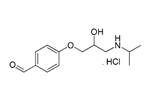 Bisoprolol EP Impurity L ; 4-[((2RS)-2-Hydroxy-3-(isopropylamino)-propyl)oxy]benzaldehyde hydrochloride