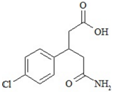 Baclofen EP Impurity B ;  1 (3RS)-5-Amino-3-(4-chlorophenyl)-5-oxopentanoic acid  |  1141-23-7